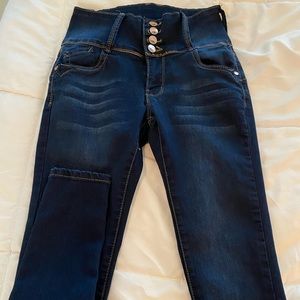 Skinny  stretch high rise jeans
